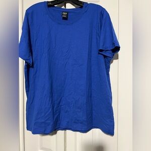 Hanes Women’s Vibrant Blue Short Sleeve Tee